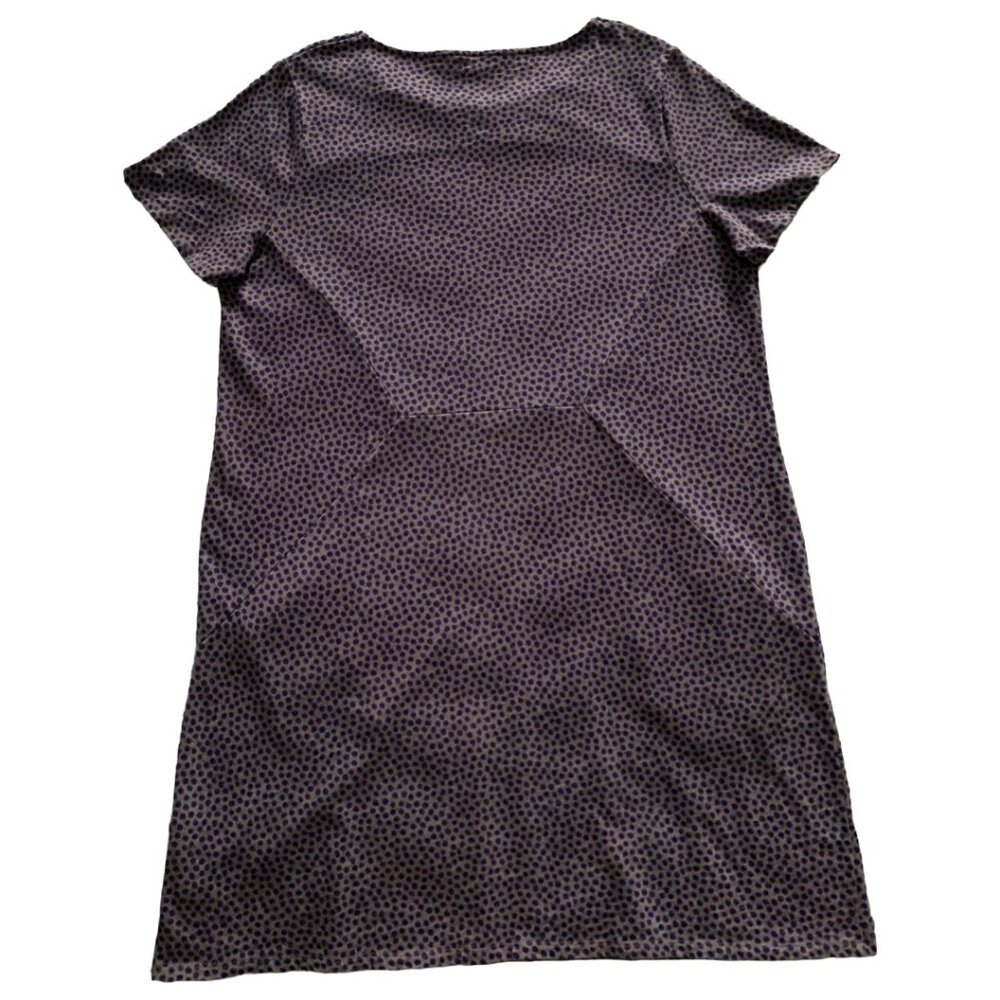 BODEN Womens' Gray & Purple Dandelion Short Sleeve Tunic Dress w. Pocket SZ 14 - Picture 8 of 8